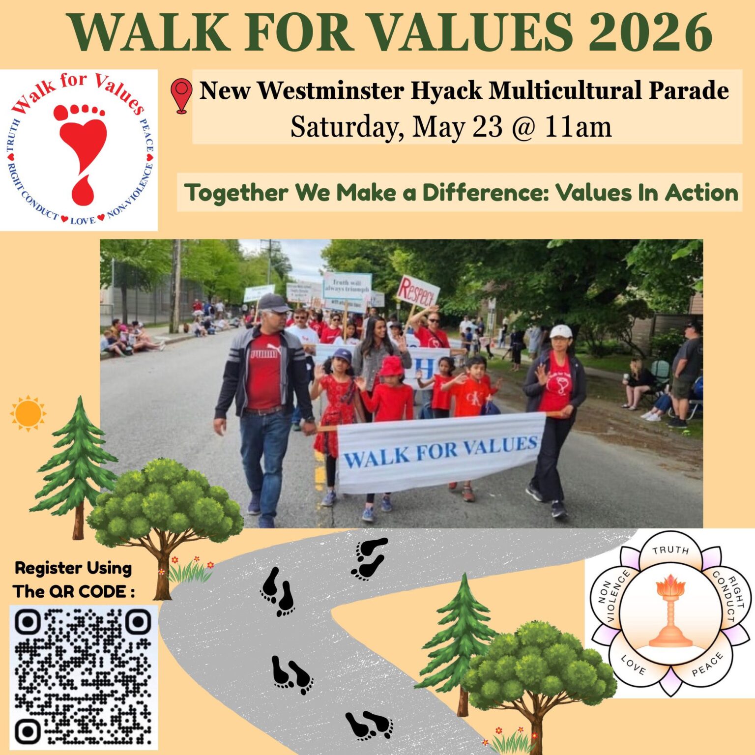 Registration – Vancouver – Walk for Values